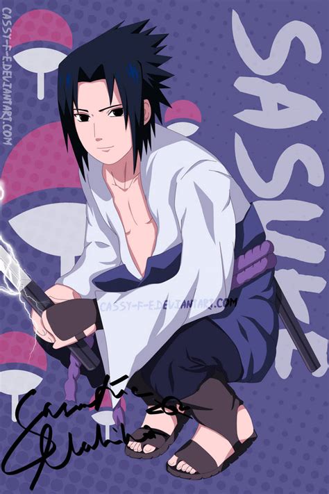 Uchiha Sasuke Poster By Cassy F E On Deviantart