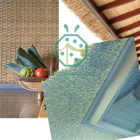 6 (25mm aire) and 3 (50mm aire) composition: Best Beach Hut Artificial Woven Bamboo Wall Panels,China ...