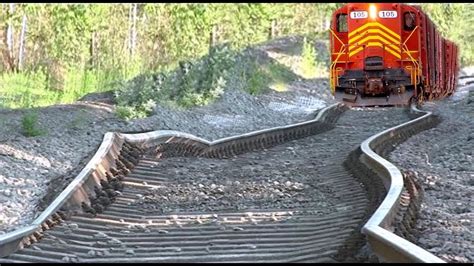 Extreme Train Railway Tracks Replacement Modern Technology Amazing