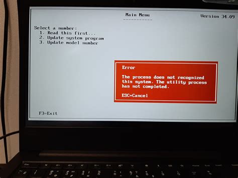 ThinkPad e490 bios update failureEnglish Community