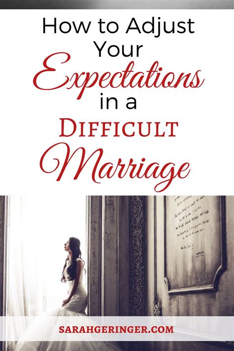 The Cover Of How To Adjust Your Expectations In A Difficult Marriage