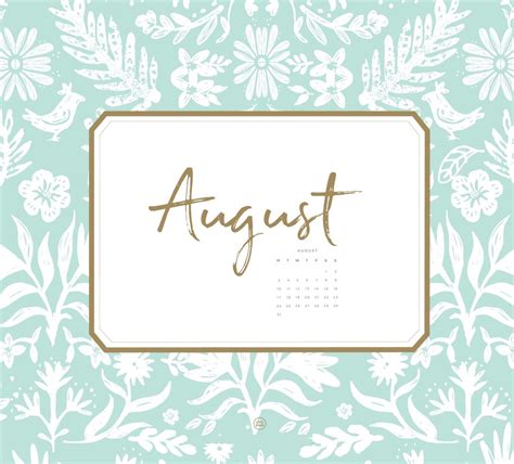 Iphone August 2020 Background Screensaver Cool Calendars Unique