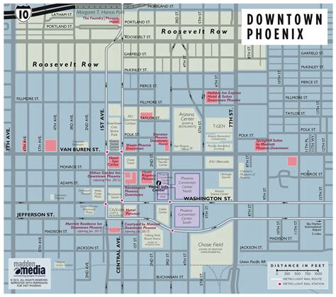 Map Of Downtown Phoenix Az
