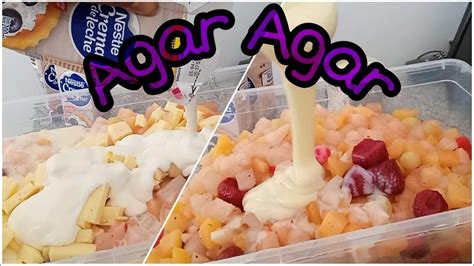 How To Make Agar Agar Salad Youtube