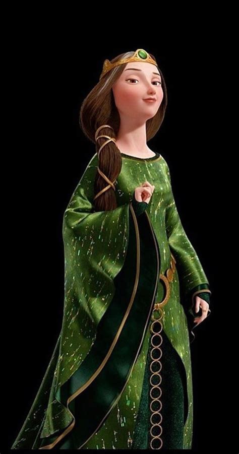 Queen Elinor Cosplay Dress Inspired By Brave Halloween Costume Etsy
