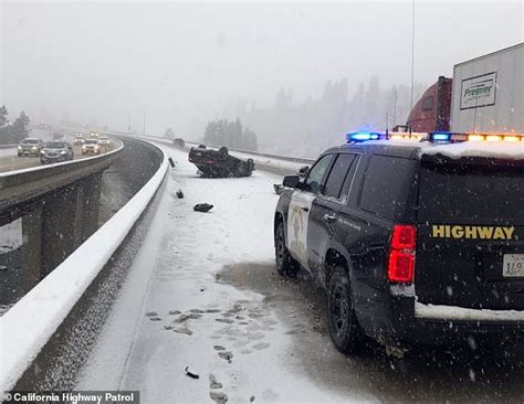 New Storm Brings Risk Of Blizzard To Northern California Daily Mail