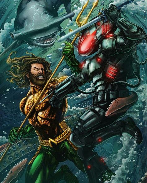 Amazing Aquaman Vs Black Manta Fan Art Aquaman Dc Comics Aquaman