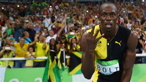olympics rio 2016 usain bolt wins ‘triple triple as jamaica triumph in 4x100m relay eurosport