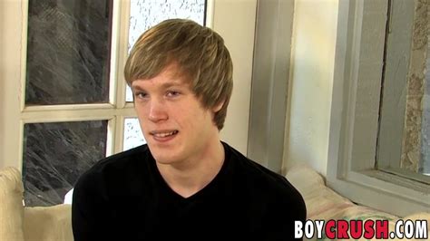 Young Blond Interviewed Before Solo Masturbation Gay Xhamster