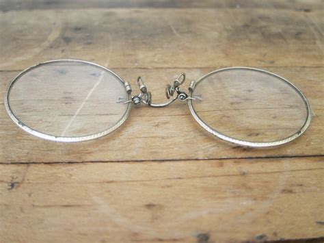 Antique Pince Nez Glasses 12k Gold Filled Shuron Yesteryear Essentials