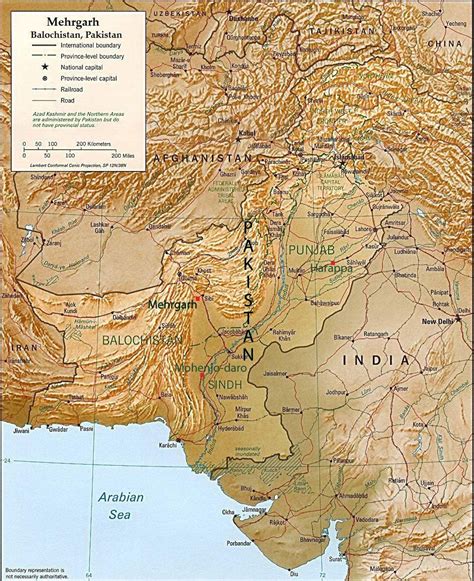 Map Of Ancient Mehrgarh West Of The Indus River Valley In Balochistan Pakistan Mehrgarh