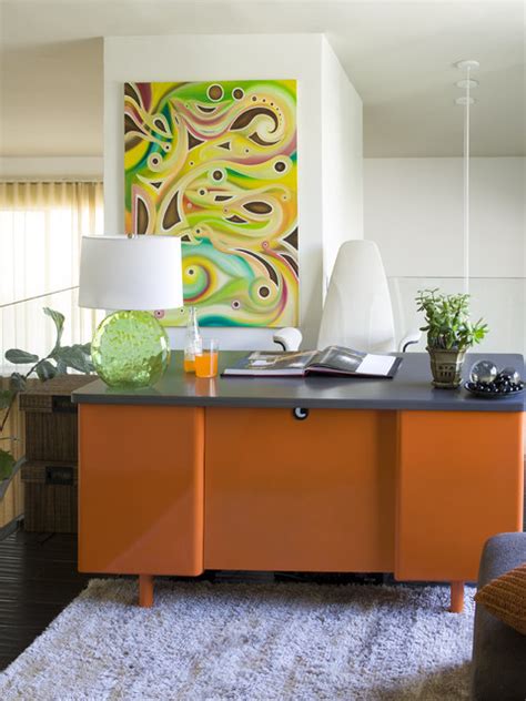 Lori Dennis Interior Design Contemporary Home Office Los Angeles