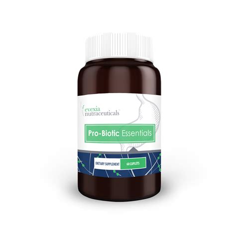 Evexia Nutraceuticals Pro Biotic Essentials Product Detail View Pro
