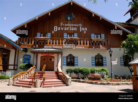 Famous Bavarian Inn At Historical Frankenmuth Michigan Mi Stock Photo