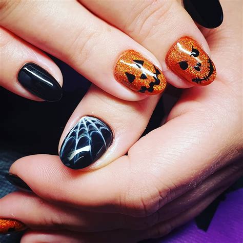 100 Easy Halloween Nails Art Ideas For Your Inspirations Pinmomstuff