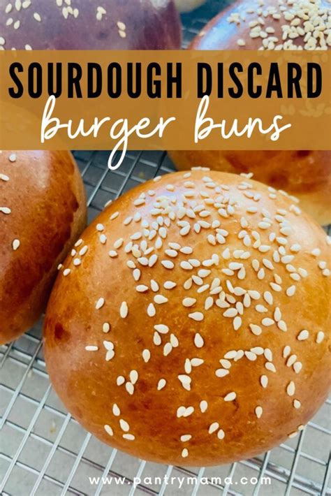 Sourdough Discard Hamburger Buns Recipe Quick Sourdough Buns With