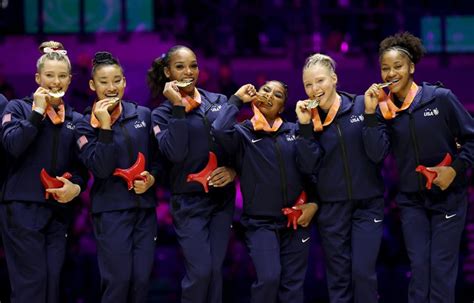 Team Usa Gymnastics Bound For Paris 2024 With Win At World Championships