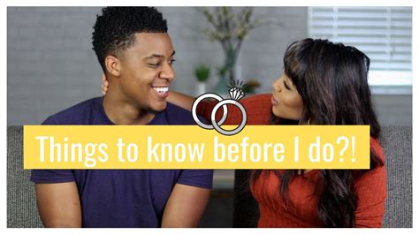 what we wish we knew before getting married youtube