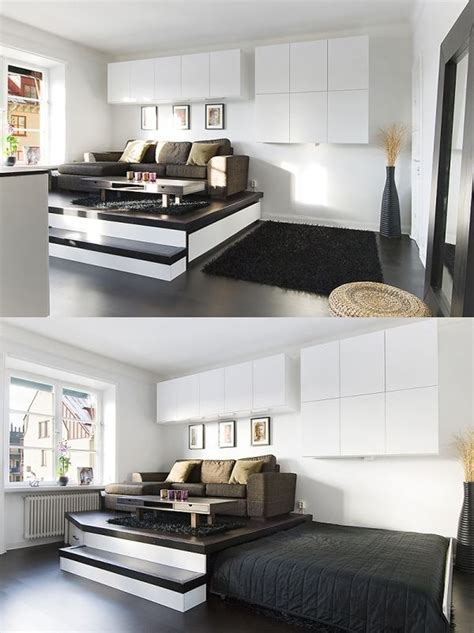 These perfect examples show you how much space you can save using a. 20+ Ideas Of Space Saving Beds For Small Rooms ...