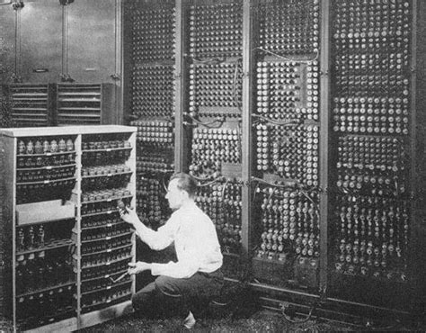 Historia De La Computadora Linea Del Tiempo Eniac 1947
