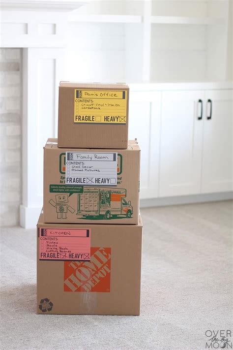 moving box labels cricut print then cut over the big moon