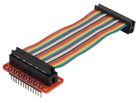 Cables Raspberry Pi 2x13 26 Way Idc Gpio Breadboard Breakout Ribbon