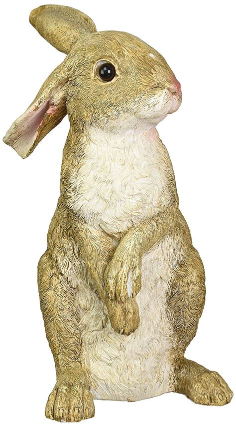After spending 38 hours on research and considering 60 models, we've found that top collection miniature fairy garden and terrarium statue, rabbits rowing leaf boat is the best rabbit garden statue with score 8.5/10 for most outdoor decor. Design Toscano Hopper, The Bunny, Standing Garden Rabbit ...