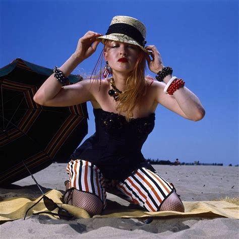 Stunning Photos Of Cyndi Lauper At Coney Island For Her Album “shes So