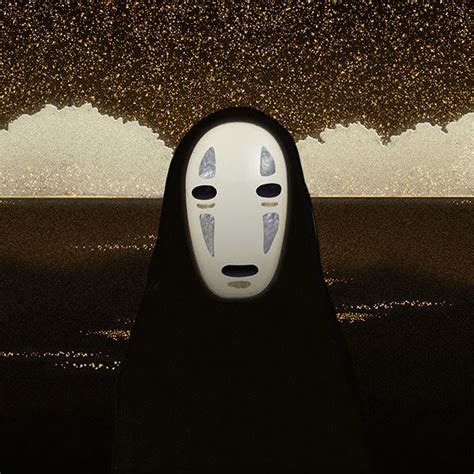 Miyazaki Mask Series Spirited Away No Face On Behance Ghost Drawing Mask Drawing Drawing