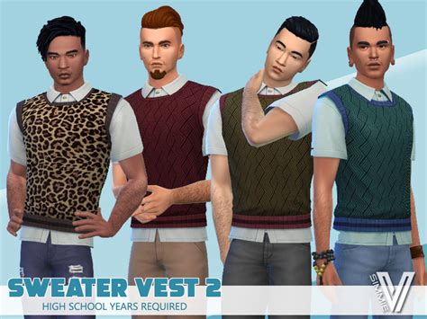 The Sims Resource Sweater Vest 2