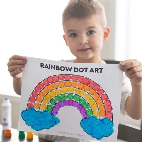 Do A Dot Rainbow Printable Dot Marker Printable Pom Pom Activity