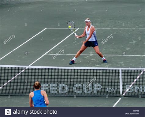 April 23 2017 Wesley Chapel Florida Usa Coco Vandeweghe In Action During Her Second