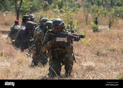 Military Police With The Zambian Defense Force During Exercise Southern