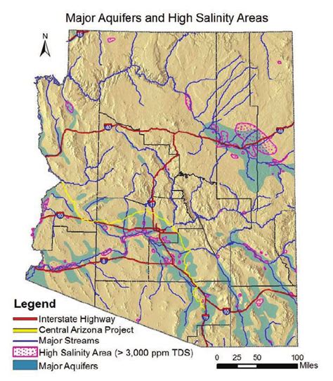 Arizona Groundwater Map