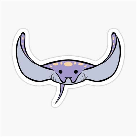Cute Manta Ray Sticker For Sale By Jess01png Redbubble