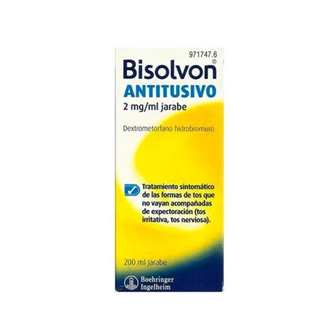 Bisolvon Antitusivo 2 Mg Ml Jarabe 1 Frasco De 200 Ml La Botica Online