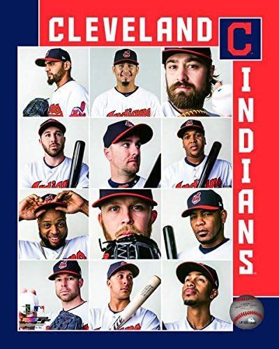 Cleveland Indians 2017 Team Composite Photo Size 8 X 10