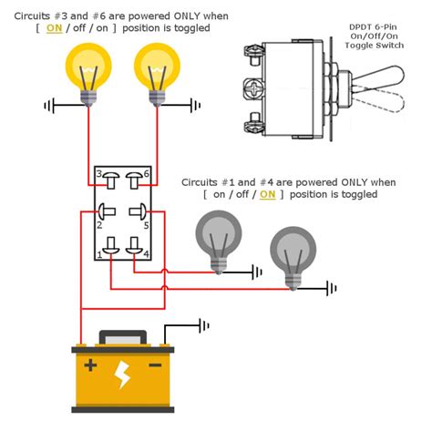 12 Volt Toggle Switch Wiring Diagrams 12 Volt Toggle Switch Wiring