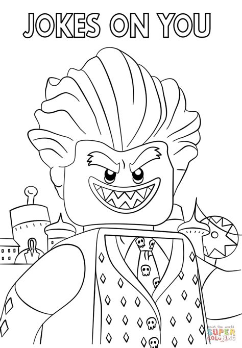 Jocker from The LEGO Batman Movie coloring page | Free Printable