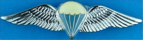 Republic Of South Africa Advanced Parachute Wings Parachute Jump Wings