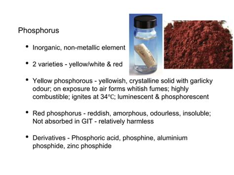Toxicology Phosphorus Poisoning