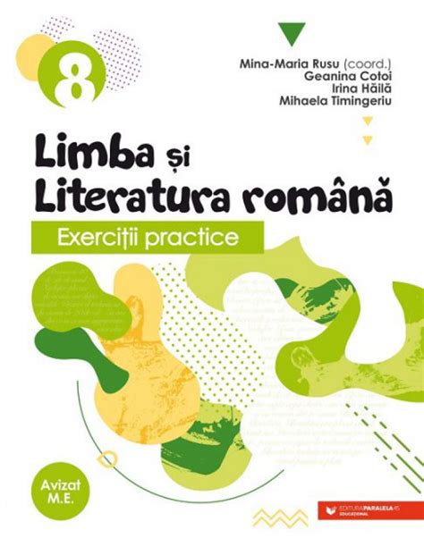 Exerciţii Practice De Limba şi Literatura Română Caiet De Lucru Clasa