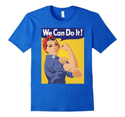 Womens Rosie The Riveter We Can Do It T Shirt Td Teedep