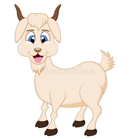 Cute Goat Cartoon Stock Vector Illustration Of Advert 59277982
