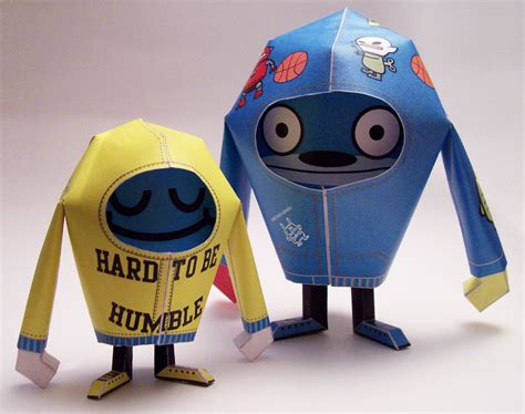 Shin Tanakas Hoophy Paper Toy Designs By Superdeux Lef Flickr