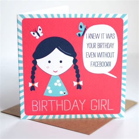 We have a variety of maps and maps coarse funny forall occasions, turning to frown. Facebook Birthday Card By Allihopa | notonthehighstreet.com