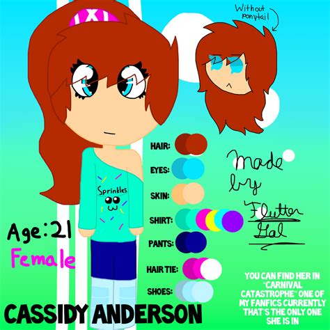 Cassidy Color Guide By Fluttergal123 On Deviantart