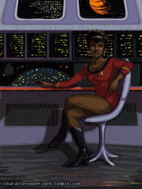 Lieutenant Uhura By Characterundefined On Deviantart Star Trek Art