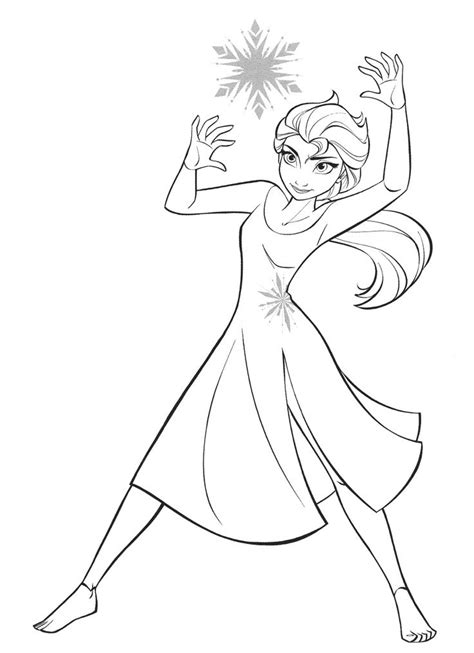 They often spend their time relaxing by coloring. Frozen 2 free coloring pages with Elsa | Elsa coloring ...
