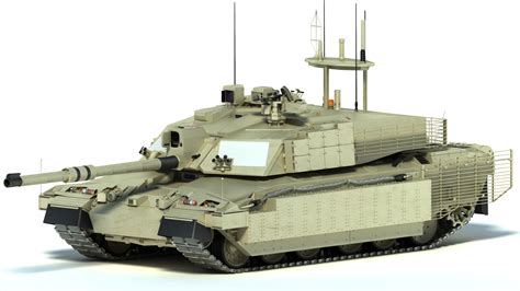 Challenger 2 Mbt Tank 3d Model